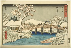 Nr. 5, Hodogaya: Der Katabira-Fluss und die Katabira-Brücke (Hodogaya, Katabiragawa Katabirabashi)