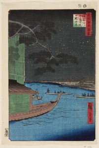 Kiefer des Erfolgs und Oumayagashi, Asakusa-Fluss