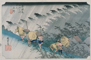 Shono (aus den Dreiundfünfzig Stationen der Tokaido-Straße)