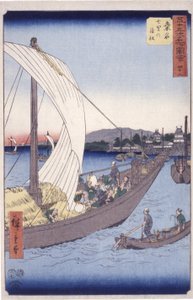 Station 43, Kuwana von Ando or Utagawa Hiroshige