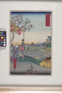 Teehaus mit Blick auf den Berg Fuji in Zōshigaya (Zōshigaya Fujimi Chaya)