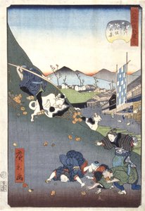 Blick auf Nishitomizaka in Koishikawa (Koishikawa Nishitomizaka No Kei)
