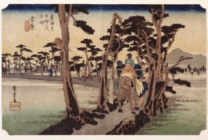 Yoshiwara, Fuji von links