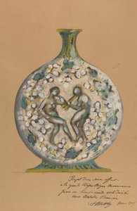 Vase mit tanzenden Figuren