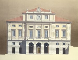 Teatro Nacional de São Carlos, Lissabon, Portugal von Andras Kaldor