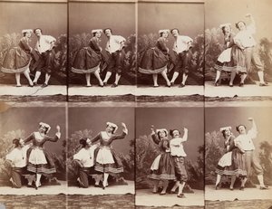 Eugénie Schlosser und Coralli, 1863