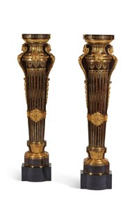 Paar Louis XIV Sockel, 1700-15 von Andre Charles Boulle