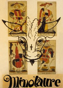Titelblatt der französischen surrealistischen Zeitschrift "Minotaure" von Andre Derain