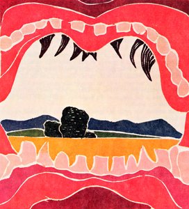 Pantagruels Mund, Illustration aus einer limitierten Ausgabe von 