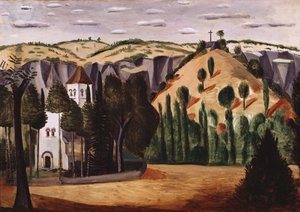 Die Kirche in Vers von Andre Derain