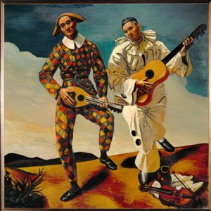 Zwei Clowns von Andre Derain
