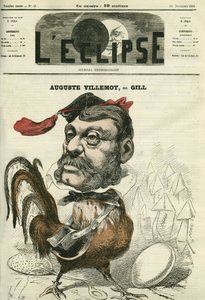 Auguste Villemot (1811-1871), französischer Journalist. Titelblatt in „L