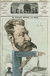 Karikatur von Fernand Raoul-Duval