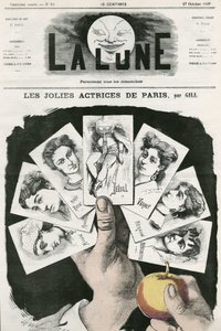 Karikatur von Gill, in „La Lune“, 27. Oktober von Andre Gill