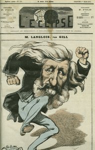 Karikatur von Jean-Charles Langlois