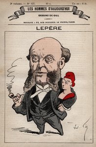 Karikatur von Charles Lepère 1823-1885 aus 