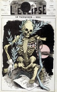 Niederlage im Krieg von Sedan. Der Sieger. Zeichnung von Gill, in „The Eclipse“, September 1870.