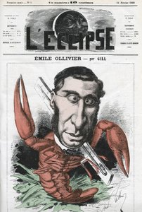 Emile Ollivier (1825-1913), französischer Politiker. Titelblatt in „L