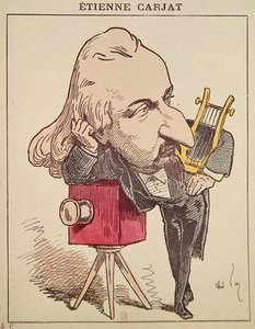 Etienne Carjat, um 1890 von Andre Gill