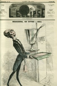 Gentlemen, öffnet! , Eröffnung der Deputiertenkammern. Titelblatt in „L