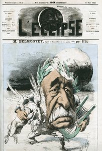 Louis Belmontet (1799-1879), französischer Dichter und Politiker. Titelblatt in „L