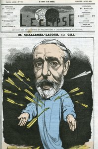 Paul-Armand Challemel-Lacour (1827-1896), Politiker, Diplomat und Historiker der französischen Philosophie. Titelblatt in „L