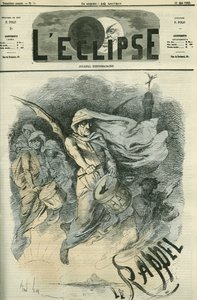 Die Erinnerung, Illustration des Liedes von Paul Mahalin (1838-1899). Titelblatt in „L