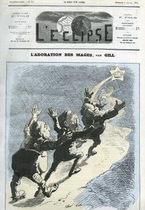 Die Anbetung der Heiligen Drei Könige, der Herzog von Broglie (1821-1901), Präsident Mac-Mahon (1808-1893), Henri d