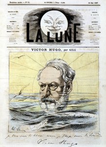 Victor Hugo - von Gill, in „La Lune“ vom 19.05.1867