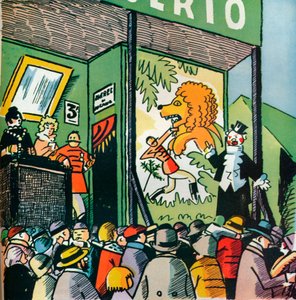 Illustration von André Hellé aus Fables de la Fontaine, 1922, 1929