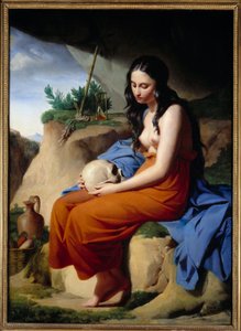 Madeleine. Heilige Maria Magdalena meditierend von Andre Jacques Victor Orsel