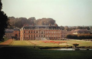 Ansicht der Gartenfassade, erbaut 1675-83