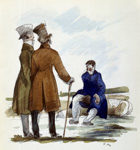 Illustration von Andre Mare für den Roman „Der Colonel Chabert“ von Honoré de Balzac von Andre Mare