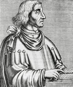 Porträt von Philippes de Commines (ca. 1445-ca. 1512), Historiker und Diplomat, Gravur aus Les Vrais pourtraits et Vies des Hommes illustres