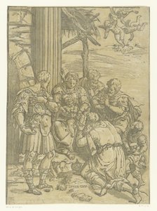 Anbetung durch die Könige von Andrea Andreani