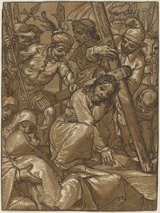 Das Tragen des Kreuzes von Andrea Andreani after Alessandro Casolani