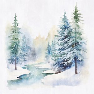 Winterwaldstrom von Andrea Haase