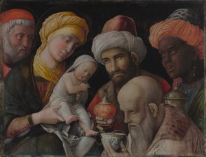 Anbetung der Heiligen Drei Könige von Andrea Mantegna