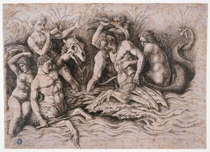 Kampf zweier Tritonen