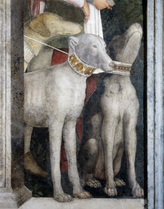 Molossische Hunde (Detail)