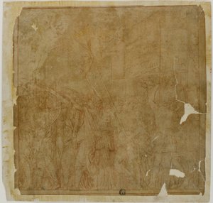 Studie für die Triumphe von Julius Caesar: Leinwand Nr. I