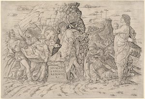 Die Grablegung von Andrea Mantegna