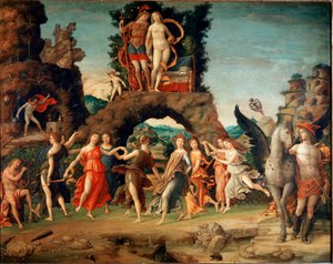 Der Parnass (Apollo und die neun Musen)