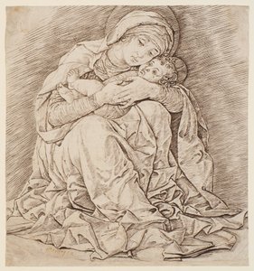 Maria mit dem Kind von Andrea Mantegna