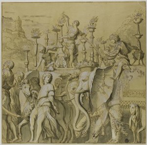 Triumphe von Julius Caesar: Leinwand Nr. V