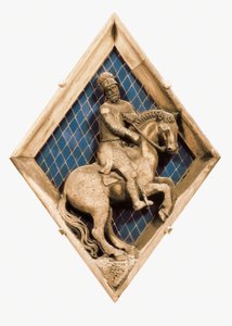 Mars, Skulptur im Flachrelief von Andrea Pisano von Andrea Pisano