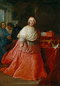 Porträt von Kardinal Carlos de Borja y Centellas 1663-1733, nach 1721