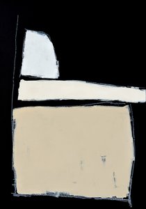 Schwarz-beige Blöcke