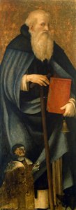 Heiliger Antonius Abt oder Antonius der Große und Klient Francesco Caracciolo