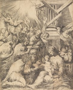 Anbetung der Heiligen Drei Könige, ca. 1553-60